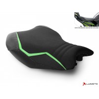LUIMOTO (Sport) Rider Seat Covers for the Kawasaki Z900 (2020+) - OE seat for Canada / Europe and others AKA Ergo Fit Extended Reach Seat